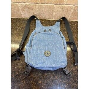 Vintage Kipling Private Transport Crossbody Bag Backpack Blue NEW